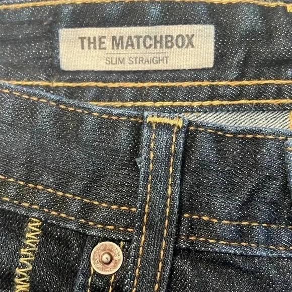 Ag Adriano Goldschmied the matchbox slim  straight dark wash jeans W29 x L34 - Picture 2 of 7